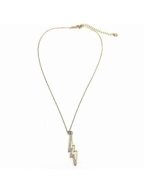 16 inch 14k gold filled chain with lightening bolt